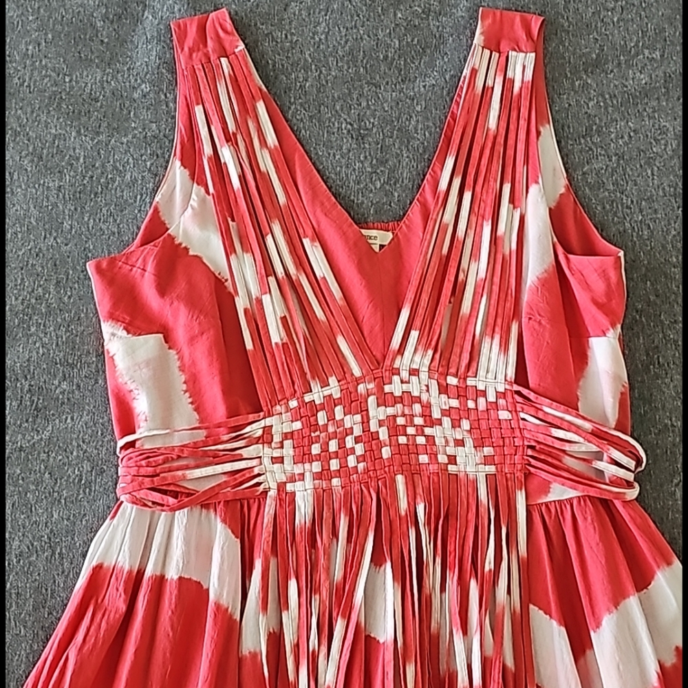 Sundance String-Weaved Design Midi Dress - image 5